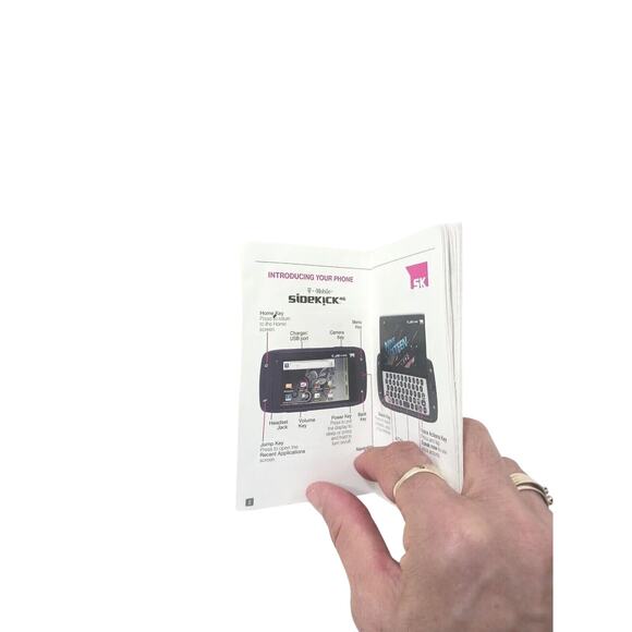 VTNG SIDEKICK T-mobile Cell Phone "START GUIDE BOOKLET" Small COLLECTORS ITEM - Picture 6 of 11